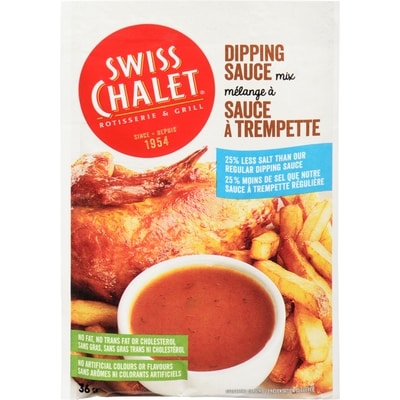 Swiss Chalet Dipping Sauce Mix 25% Less Salt 36 g, $7.75/100g