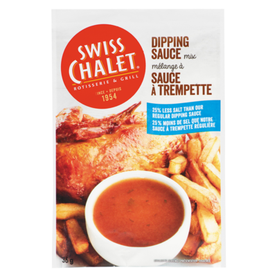 Swiss Chalet Mélange à trempette 25 % moins de sel 36 g, 7,75 $/100g