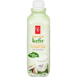 President's Choice Plant Based Kefir Probiotic Fermented Coconut Milk 1 l, $0.65/100ml