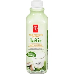 le Choix du Président Kéfir lait de coco fermenté probiotique à base de plantes 1 l, 0,65 $/100ml