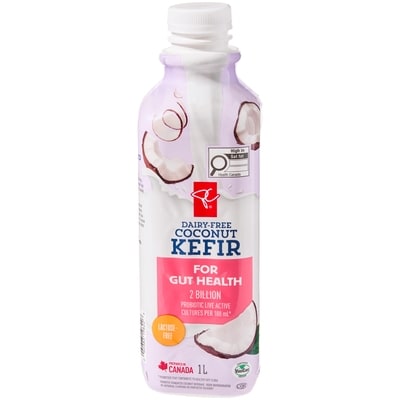 le Choix du Président Kéfir lait de coco fermenté probiotique à base de plantes 1 l, 0,48 $/100ml