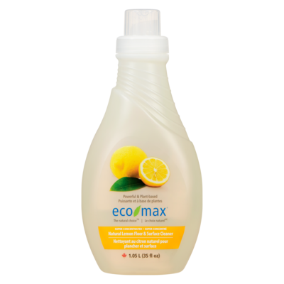 Eco-Max Nettoyant pour surfaces en bois, citron 1.05 l, 0,57 $/100ml