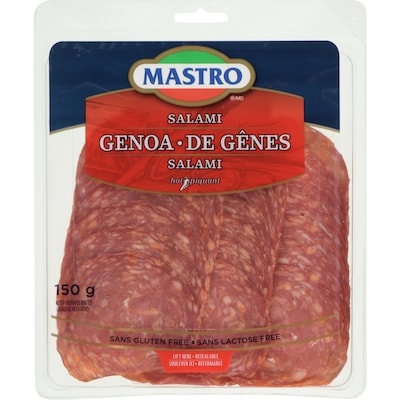 Mastro Genoa Hot Salami 150 g, $5.53/100g