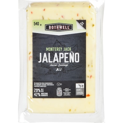 Bothwell Fromage Monterey Jack au piment jalapeño 540 g, 2,50 $/100g