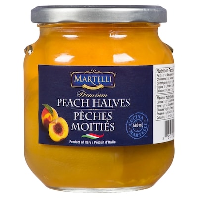 Martelli Pêches Moitiés Premium 580 ml 580 ml, 1,03 $/100ml