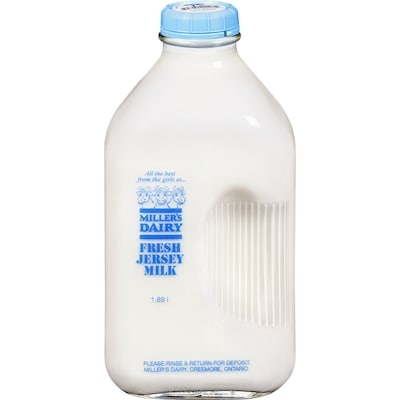 Miller's Dairy Milk 1% MF 1.89 l, $0.37/100ml