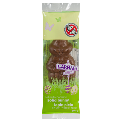 Carnaby Sweet Lapin Plein En Vrai Chocolat Au Lait, 100g 100 g, 3,00 $/100g