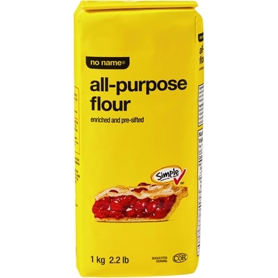No Name All-Purpose Flour 1 kg, $0.30/100g