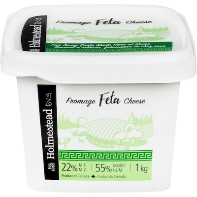 Homestead Feta Cheese 1 kg, $2.50/100g