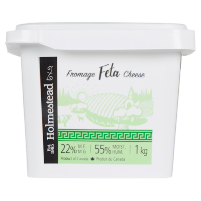 Homestead Fromage féta 1 kg, 2,50 $/100g