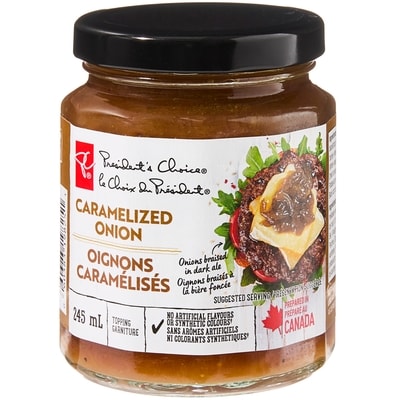 President's Choice Caramelized Onion Topping 245 ml, $2.16/100ml