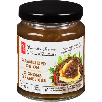 le Choix du Président Garniture oignons caramélisés 245 ml, 2,04 $/100ml
