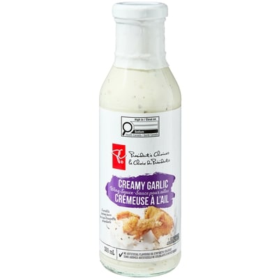 President's Choice Creamy Garlic Wing Sauce 350 ml, $1.28/100ml
