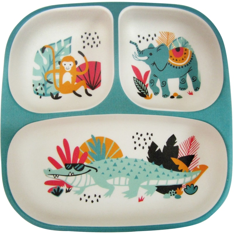 Plate, 3 Divided, Print