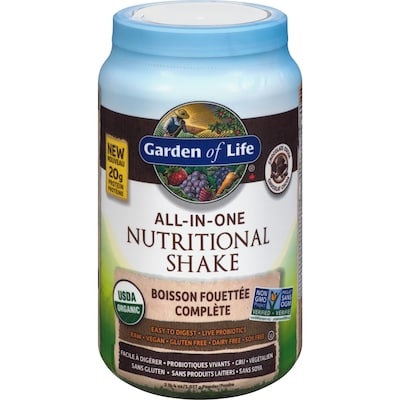 Garden of Life All-in-One Nutritional Shake Chocolate Cocoa Powder 1.017 g, $95.88/100g