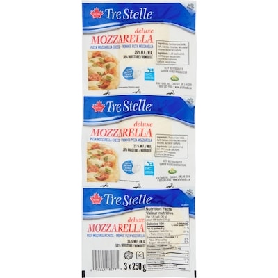 Tre Stelle Mozzarella Cheese, Club Pack 750 g, $2.40/100g