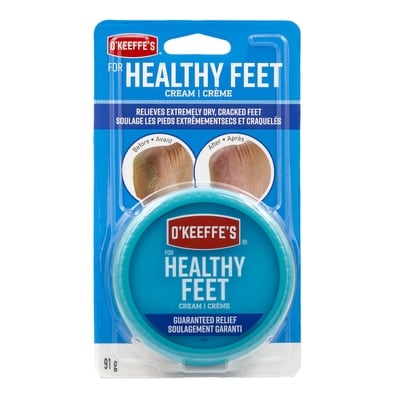 O’Keeffe’s Crème pour les Pieds de Healthy Feet 91 g, 14,82 $/100g