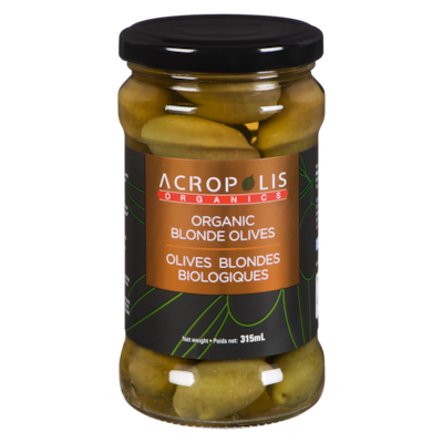 Acropolis Organics Blonde Olives Organic 315 ml, $2.54/100ml