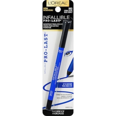 L'Oreal Paris Infallible Pro-Last Waterproof Pencil Eyeliner 960 Cobalt Blue 1.2 ml, $1,082.50/100ml