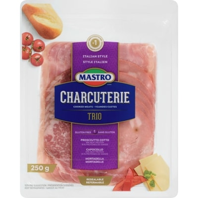 Mastro Cooked Italian Meat Trio 250 g, $4.60/100g