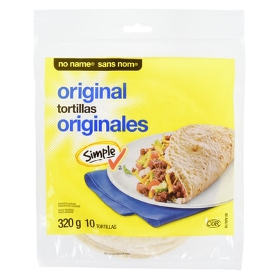 No Name 10 Original Tortillas 320 g, $0.63/100g