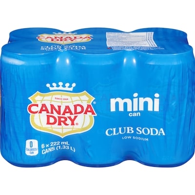 Canada Dry Club Soda  6x222.0 ml, $0.33/100ml