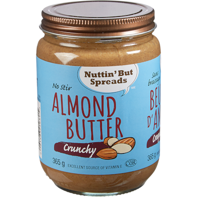null Almond Butter, Crunchy 365 g, $2.74/100g