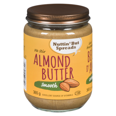 null Creamy Almond Butter, No Stir 365 g, $2.74/100g