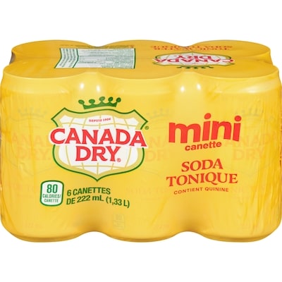 Canada Dry Soda tonique 6x222.0 ml, 0,40 $/100ml