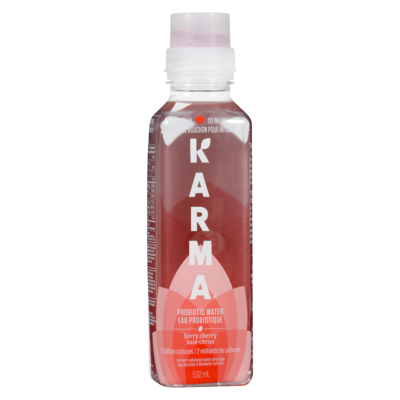 Karma Wellness Water Probiotics Berry Cherry 532 ml, $0.66/100ml