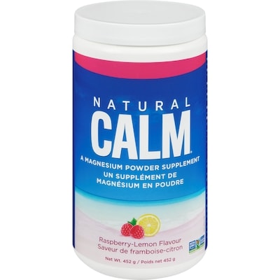 Natural Calm Magnesium Rasp Lemon 452 g, $12.61/100g