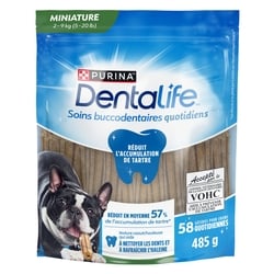 Purina DentaLife soins buccodentaires quotidiens gâteries pour chiens races miniatures 485 g, 2,27 $/100g