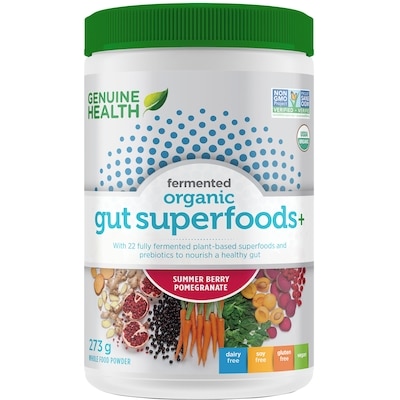 Genuine Health Organic Summer Berry Pomegranate Vegan Superfoods Powder 273 g, $14.65/100g