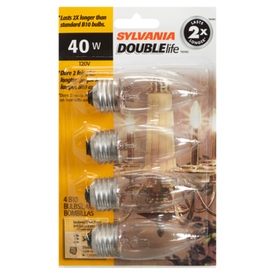 Sylvania Ampoule à incandescence de 3000 heures 1 ea, 1,25 $/1ch