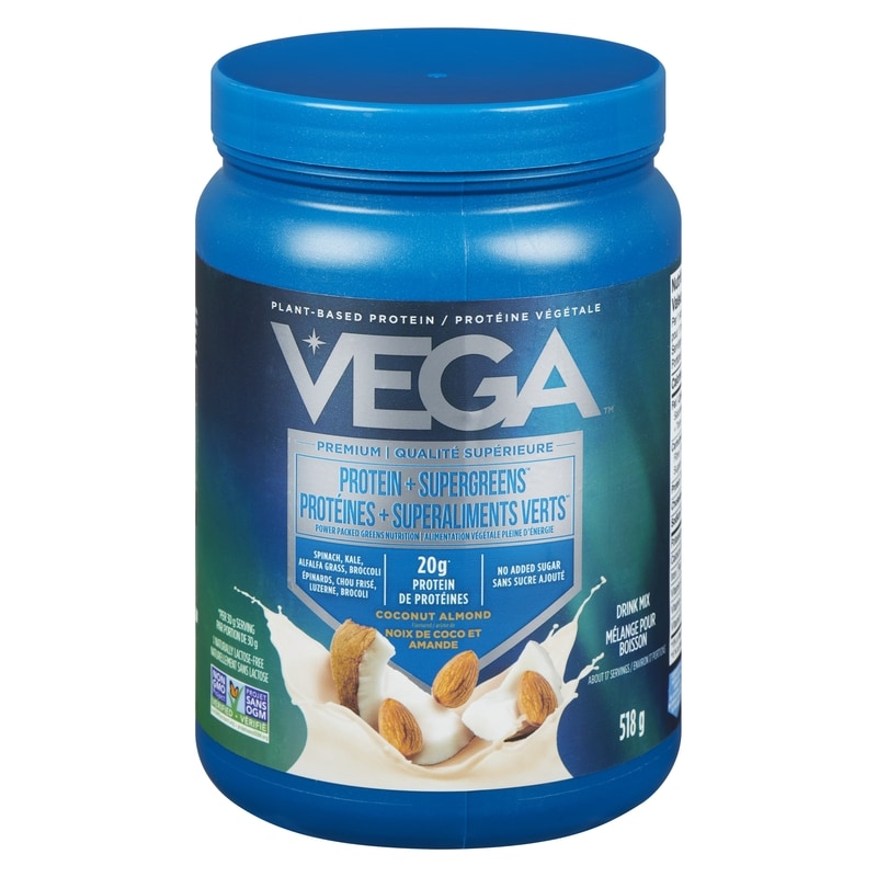 Protein & Greens, Coconut Almond Protein Powder