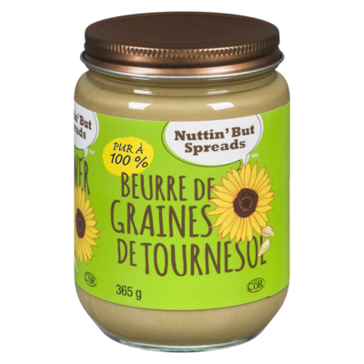 null Beurre de graines de tournesol 365 g, 1,64 $/100g