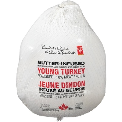 President's Choice Butter Infused Turkey, 7-9 Kg, Frozen 1 ea
