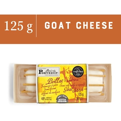 Saputo Paillot de Chèvre Cheese 125 g, $7.99/100g