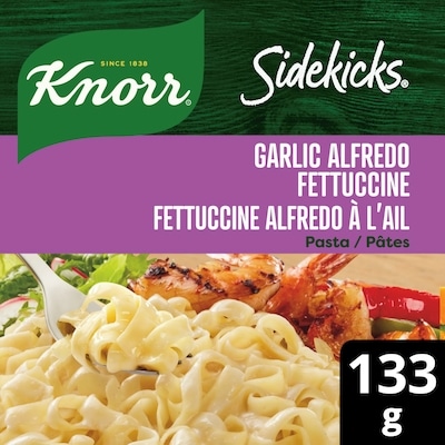 Knorr Pates Knorr Sidekicks Fettuccine Alfredo à l’ail 133 g, 2,25 $/100g