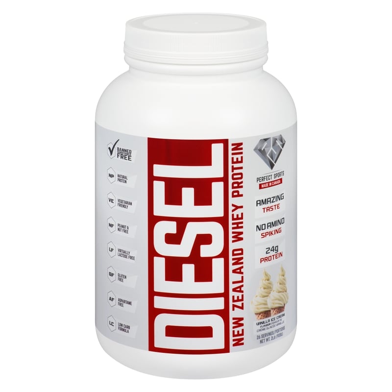Diesel New Zealand Whey Protein + Vanilla Ice Cream Flavour