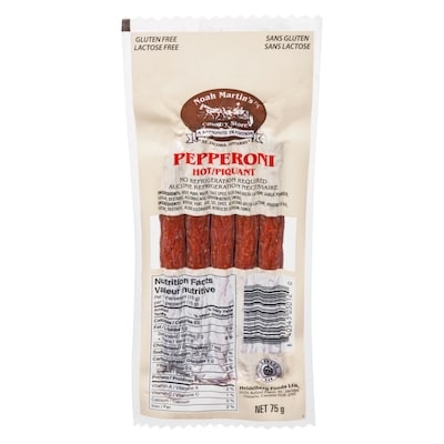 Noah Martin Pepperoni Piquant 75 g, 6,65 $/100g