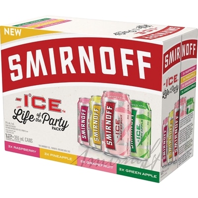 Smirnoff Ice Party-Pack Cans (ID required at pick-up) 355 ml, $0.67/100ml
