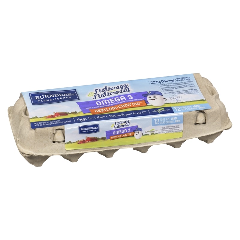 Naturegg NestlaidOmega 3 Large Size 12 Eggs