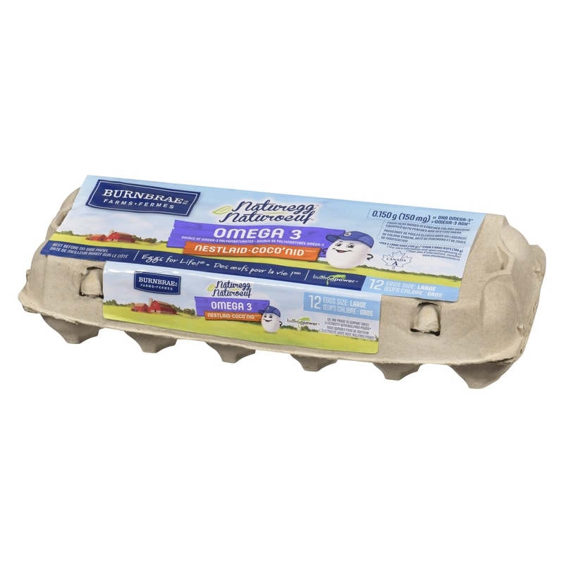 Naturegg NestlaidOmega 3 Large Size 12 Eggs