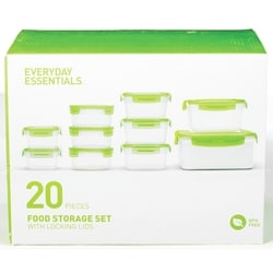 Everyday Essentials Locking Lid Set, 20Pc 1 ea, $1.80/1ea