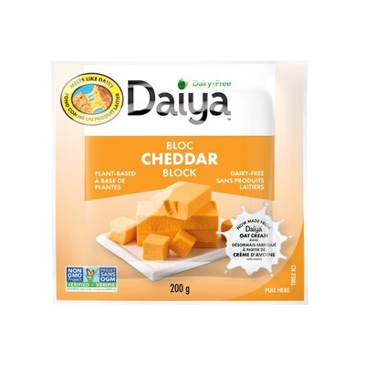 Daiya Bloc cheddar sans produits laitiers 200 g, 3,50 $/100g