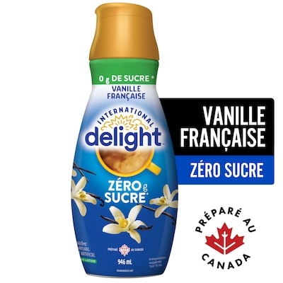 International Delight Vanille française faible en sucre, colorant à café, 63 portions 946 ml, 0,74 $/100ml
