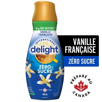 International Delight Vanille française faible en sucre, colorant à café, 63 portions 946 ml, 0,79 $/100ml