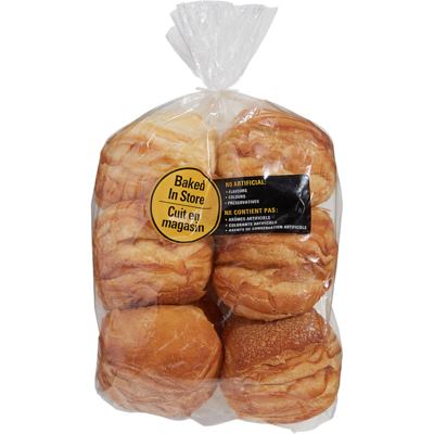 null Roulé feuilleté au beurre, emb. de 6 6x200.0 g, 1,80 $/100g