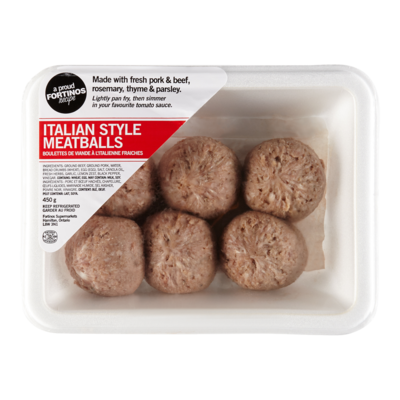 Fortinos Grande Italian Style Meatballs 450 g, $1.89/100g